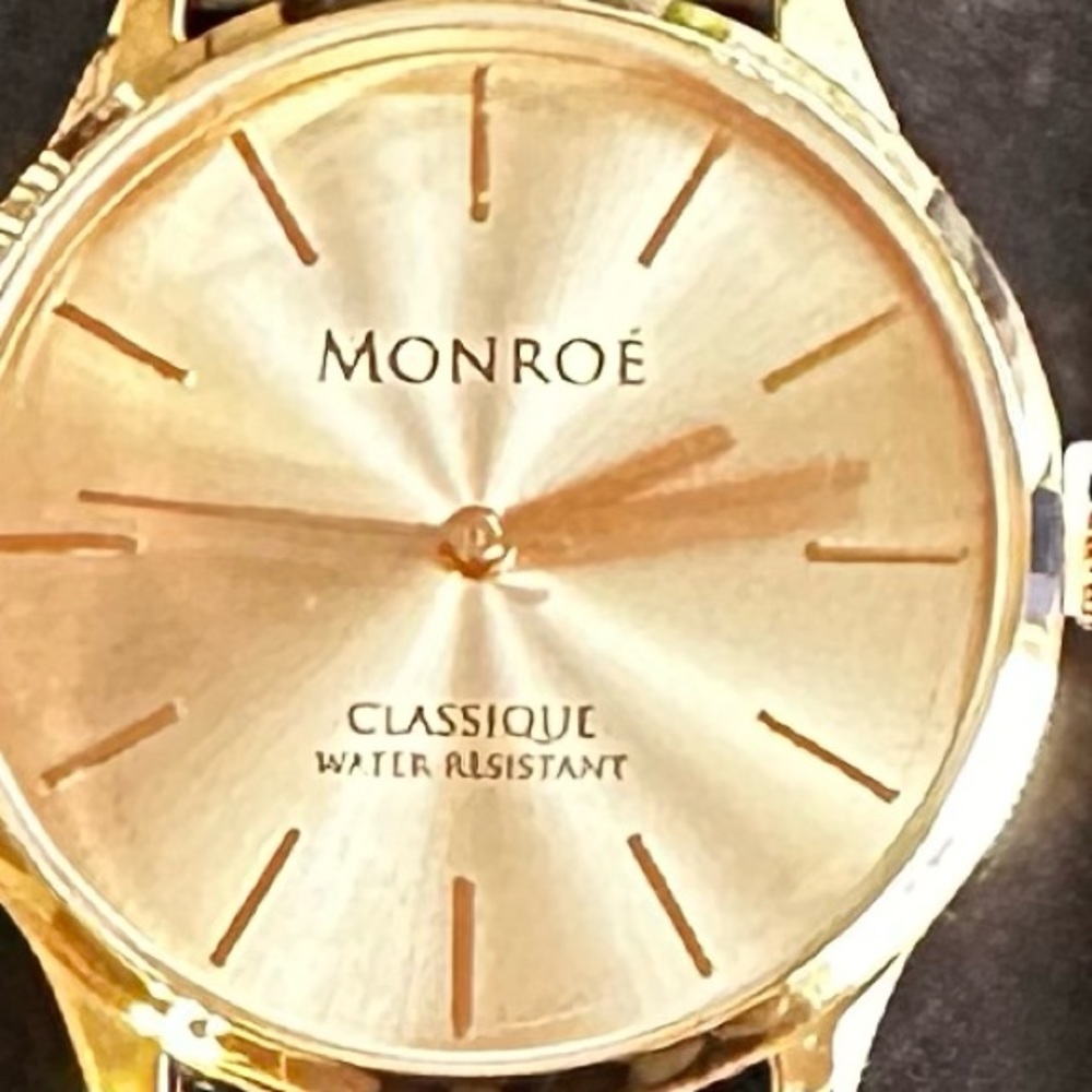 Monroé Classique - Rosé Gold Watch Face/Gray Watch Band